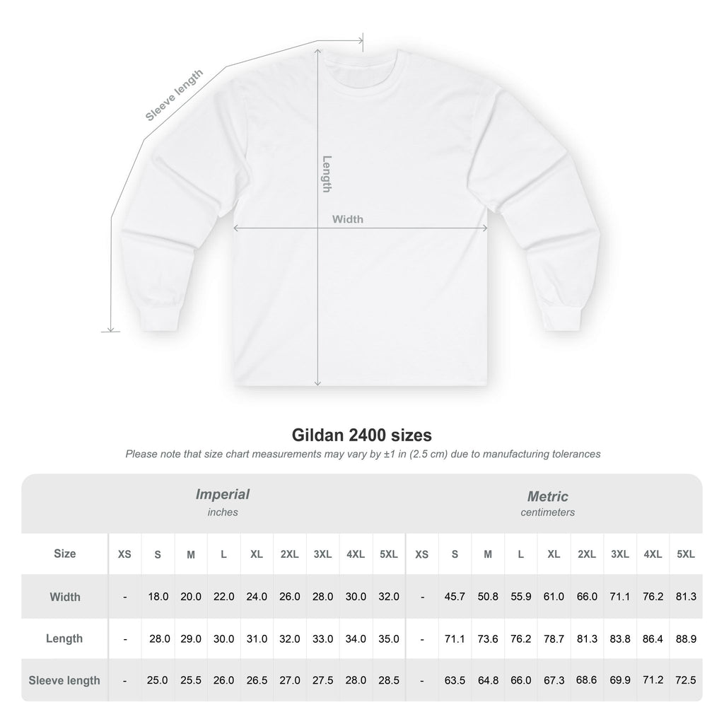 Different Breed Wolf Long Sleeve Tee — Graphic Animal Crewneck