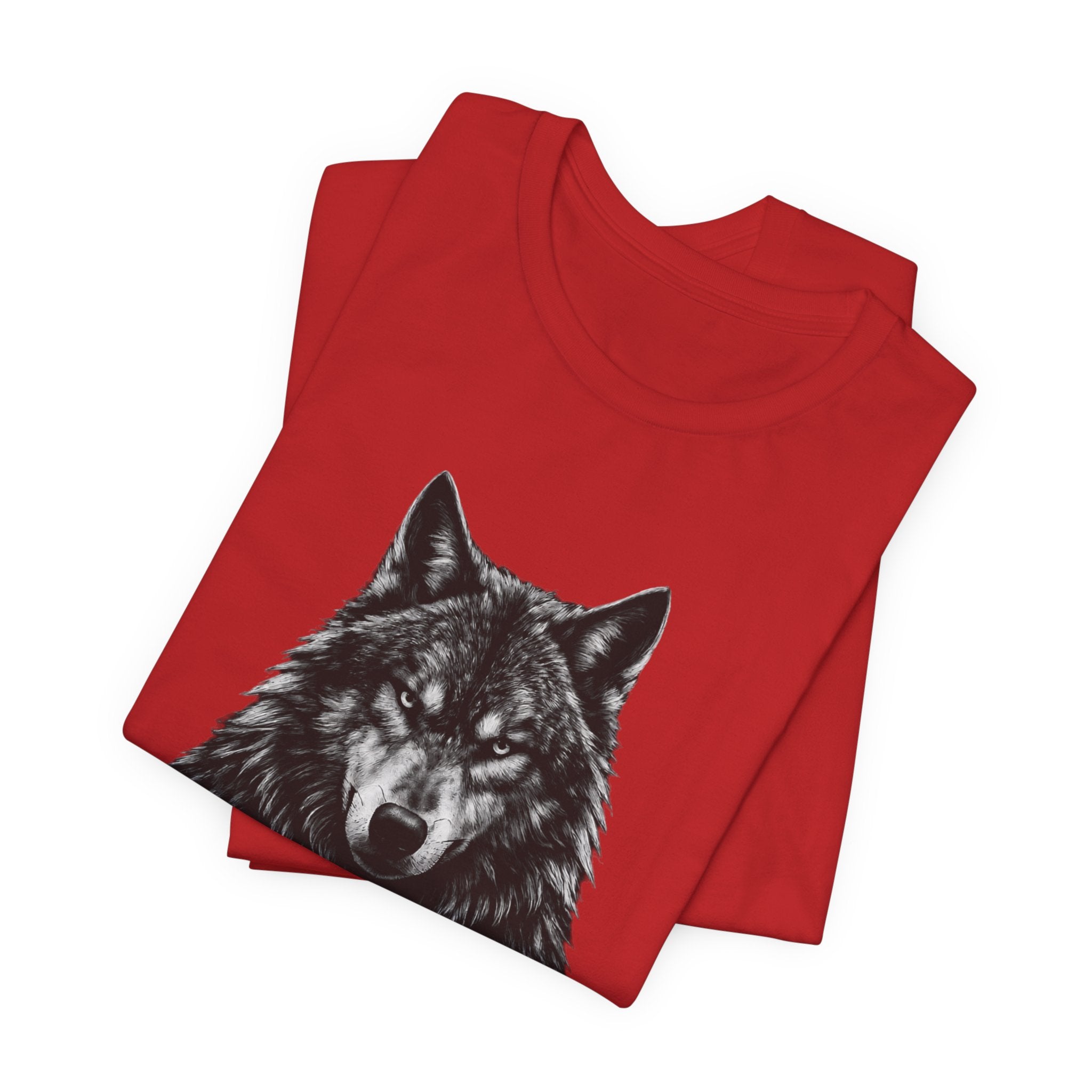 Different Breed Wolf Tee — Graphic Wolf Head T-Shirt