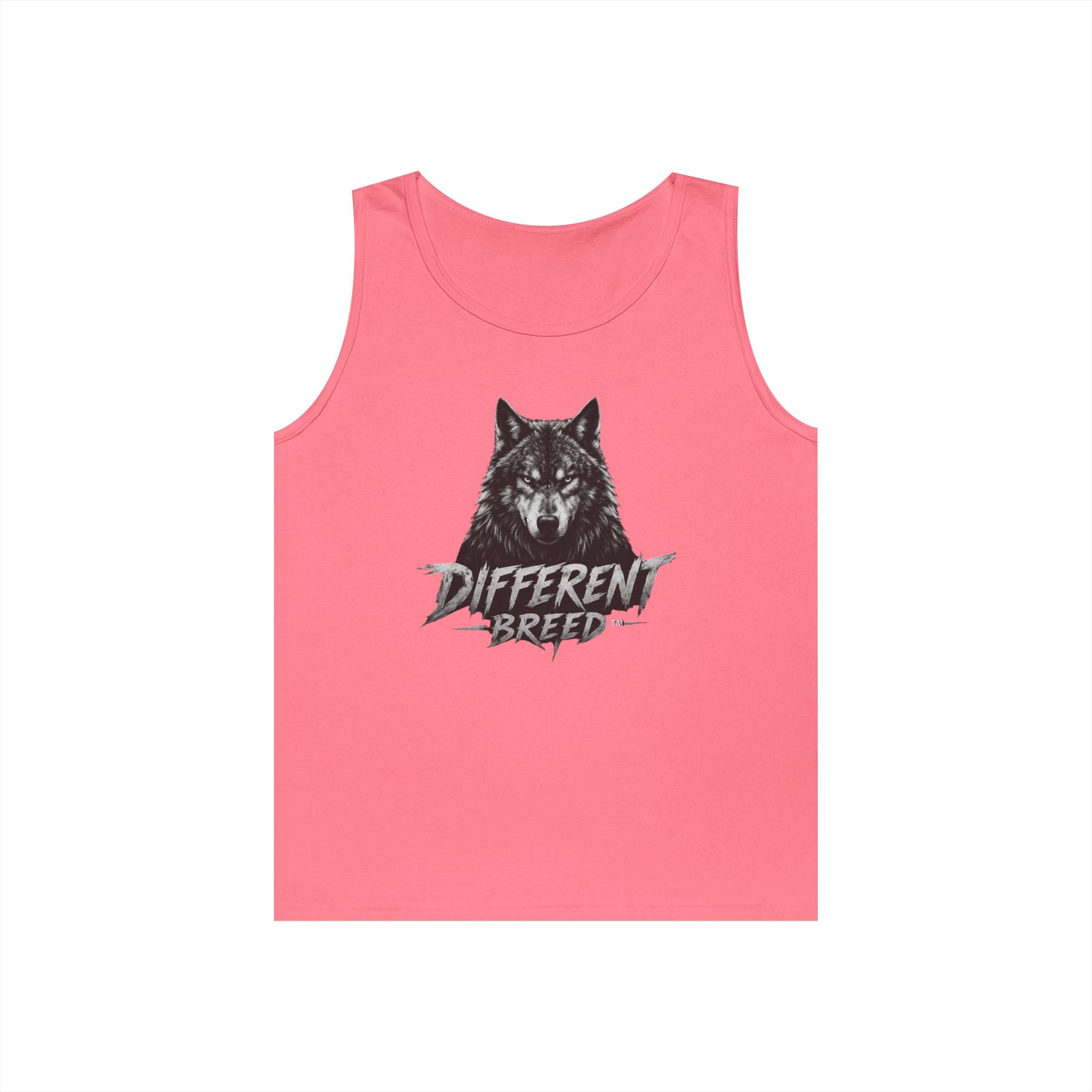 Different Breed Wolf Tank Top — Graphic Wolf Head Tee for Wilderness Lovers