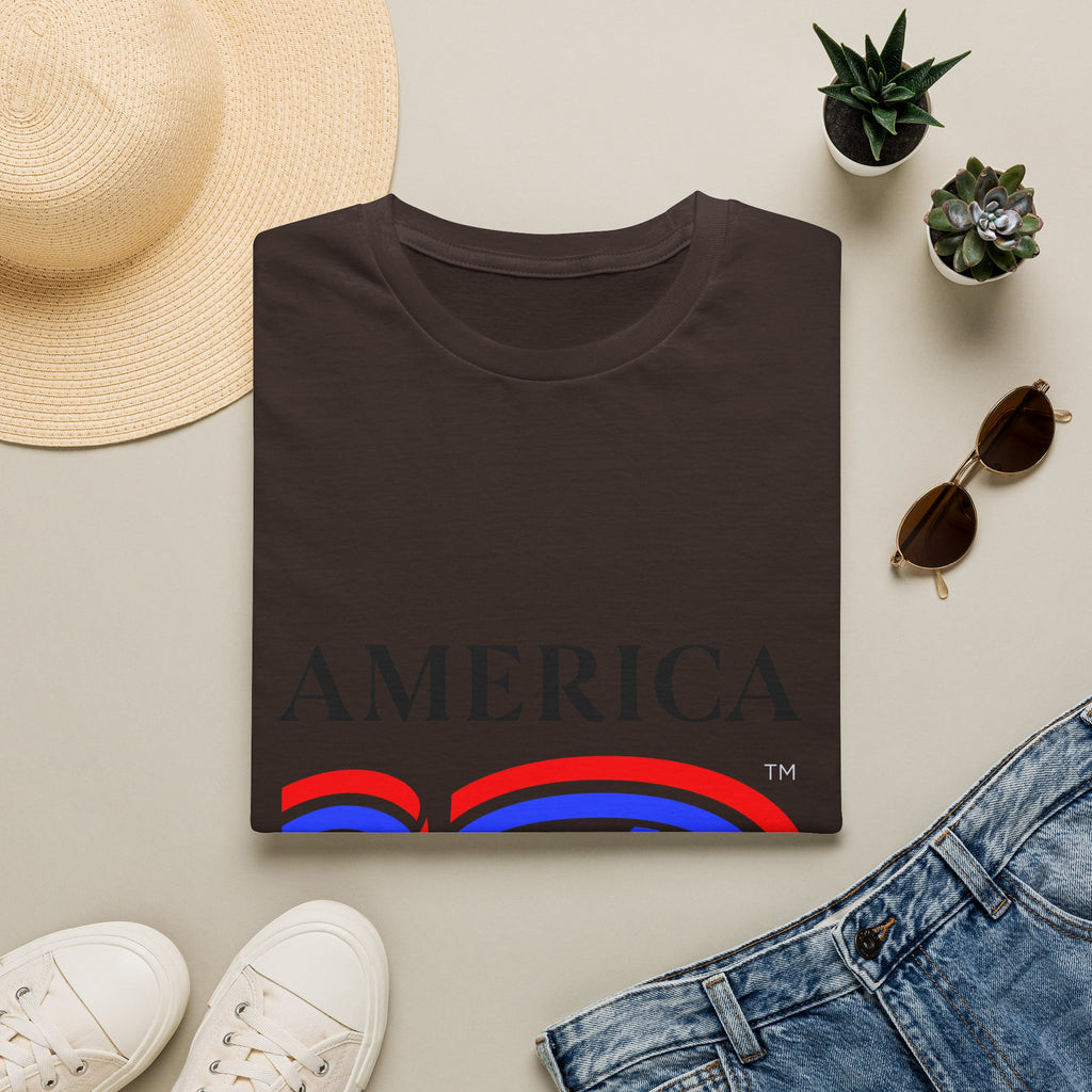 America 250 Wolf Logo T-Shirt — Different Breed Wolf Back Graphic
