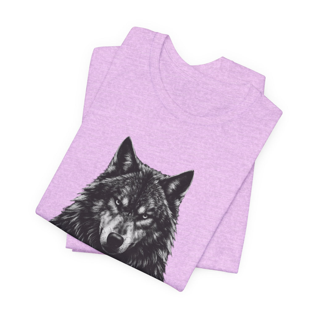 Different Breed Wolf Tee — Graphic Wolf Head T-Shirt