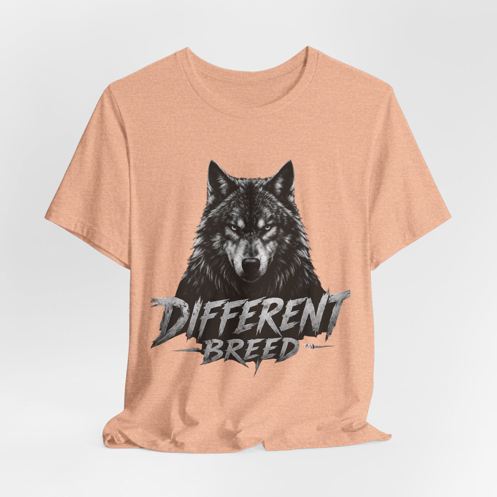 Different Breed Wolf Tee — Graphic Wolf Head T-Shirt