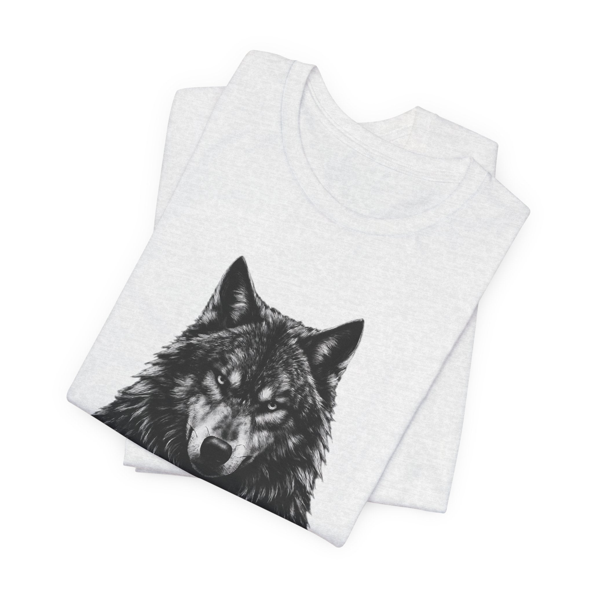 Different Breed Wolf Tee — Graphic Wolf Head T-Shirt