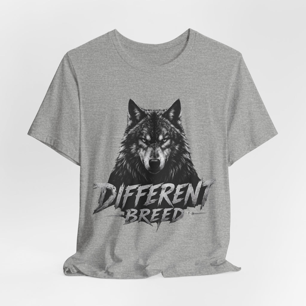 Different Breed Wolf Tee — Graphic Wolf Head T-Shirt