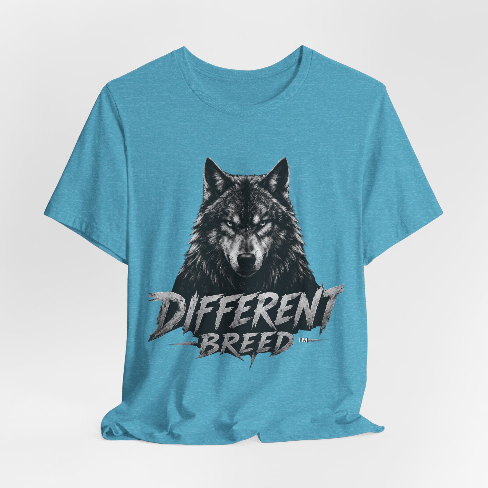 Different Breed Wolf Tee — Graphic Wolf Head T-Shirt
