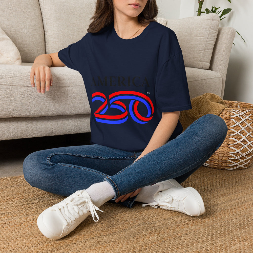 America 250 Wolf Logo T-Shirt — Different Breed Wolf Back Graphic