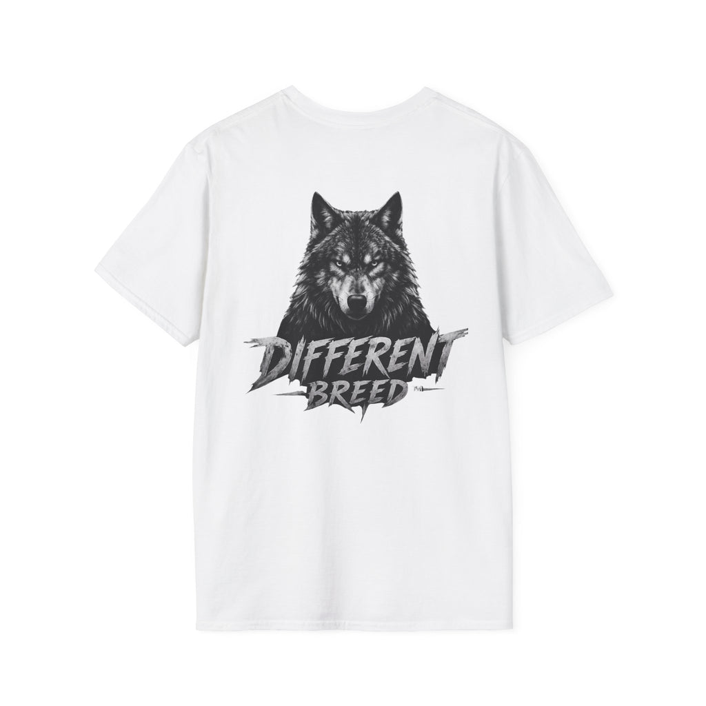 America 250 Wolf Logo T-Shirt — Different Breed Wolf Back Graphic