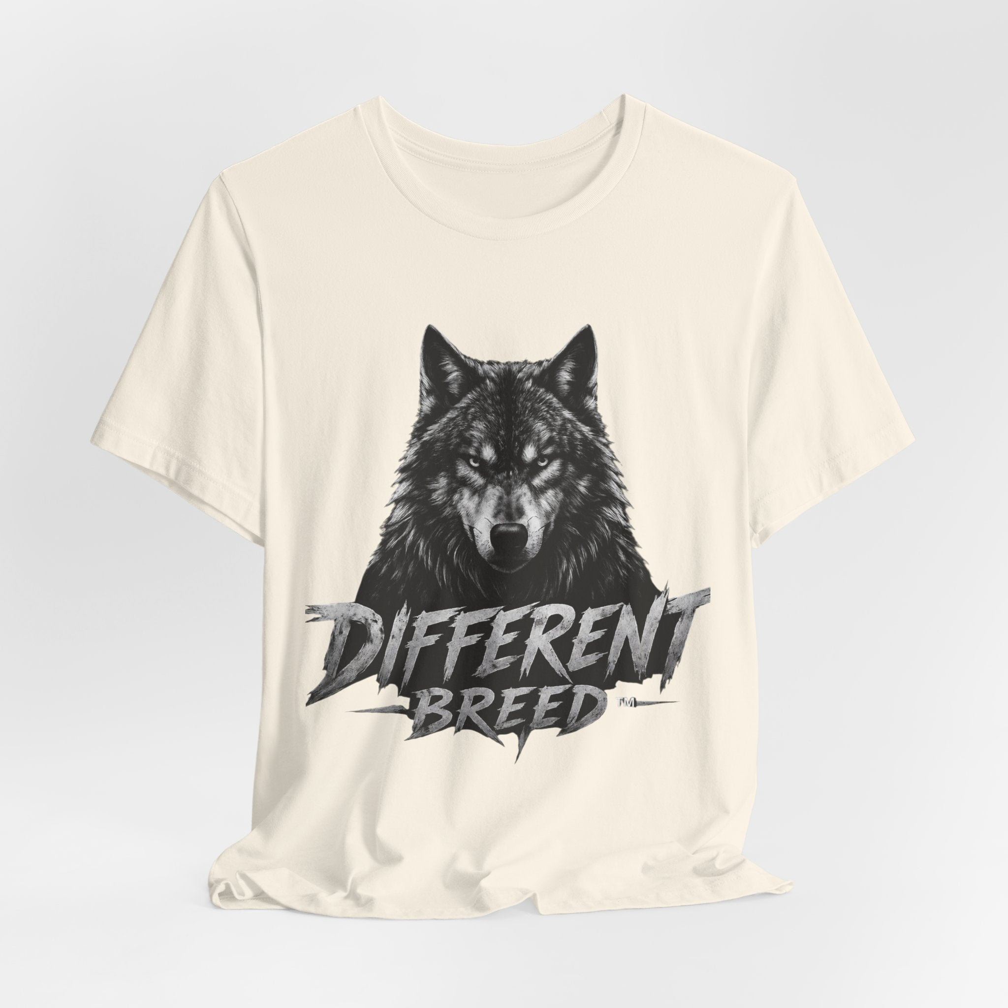 Different Breed Wolf Tee — Graphic Wolf Head T-Shirt