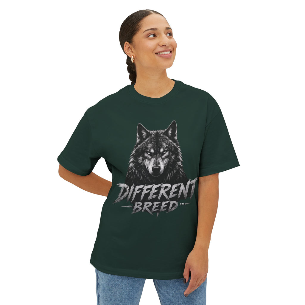 Different Breed Classic Logo Tee — Bold Unisex Boxy T-Shirt