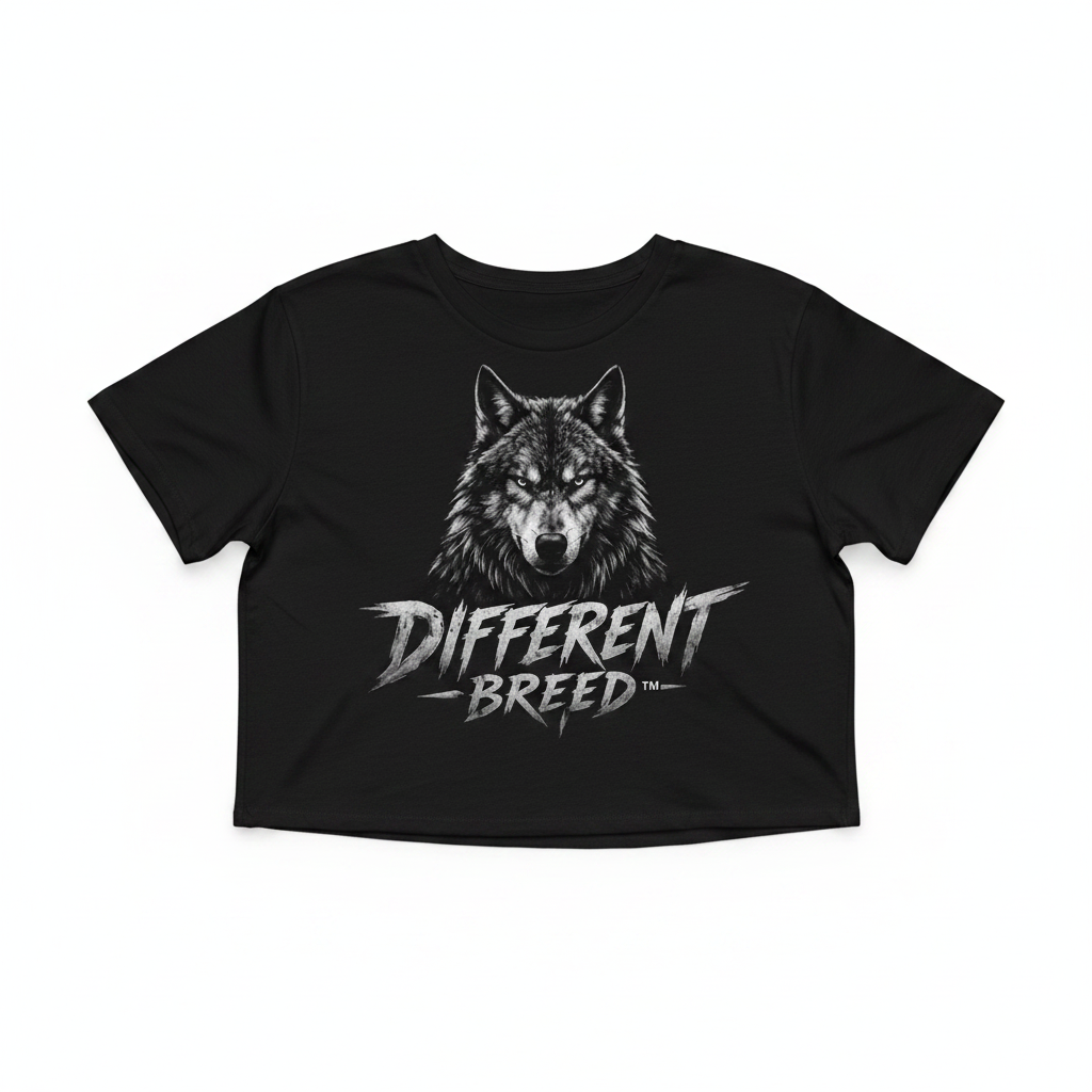 Different Breed Classic Logo Crop Top