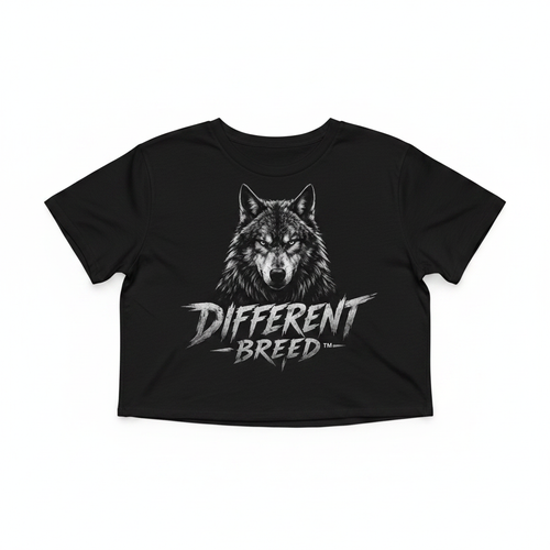 Different Breed Classic Logo Crop Top